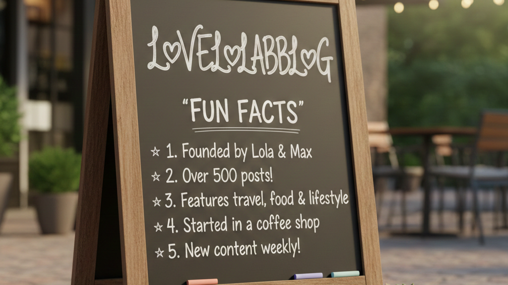 Lovelolablog fun facts