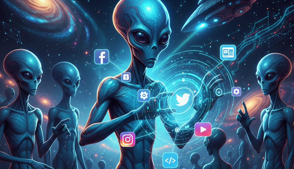 Socials and softwares aliensync