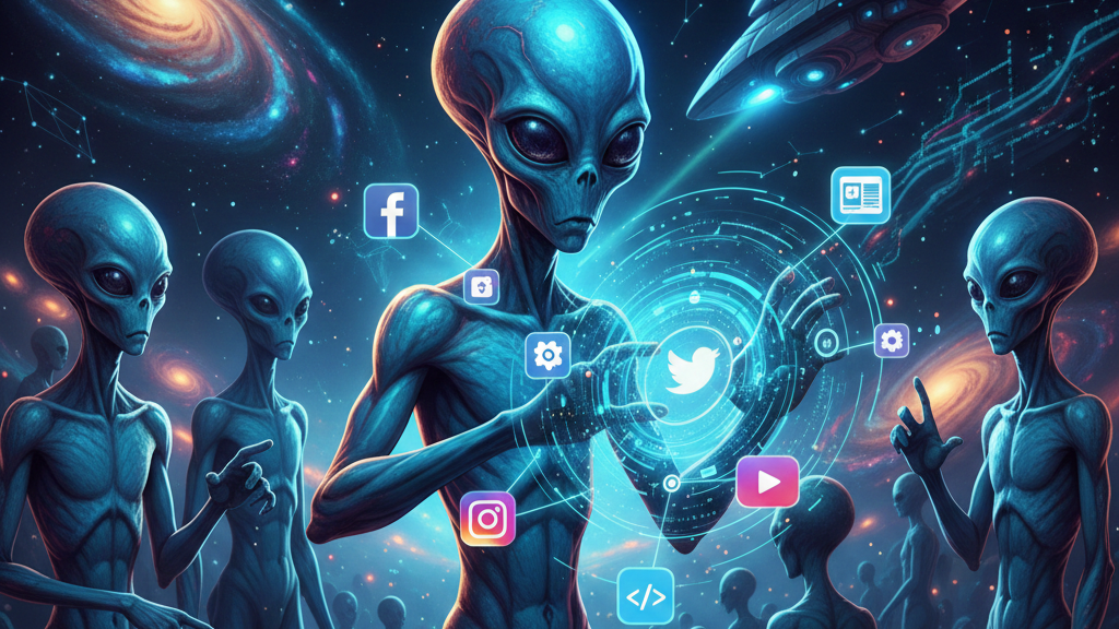 Socials and softwares aliensync