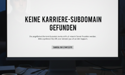 Keine karriere-subdomain gefunden