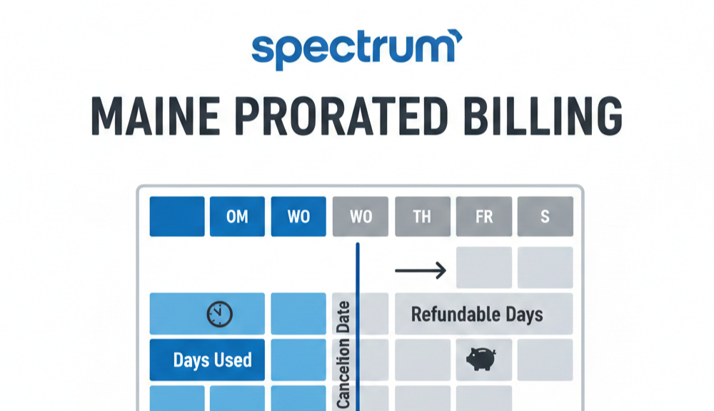 Spectrum maine prorated billing