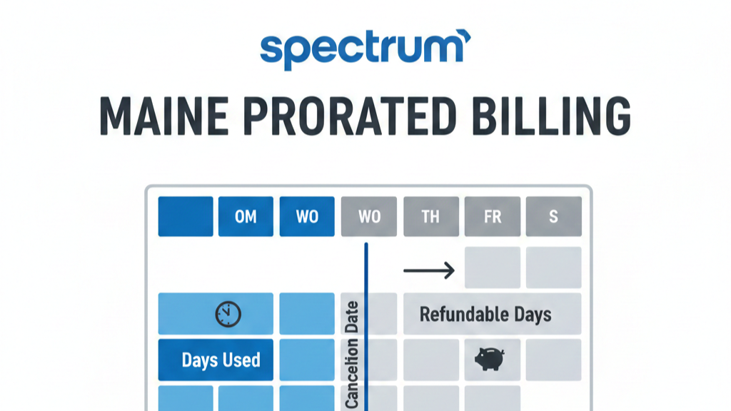 Spectrum maine prorated billing