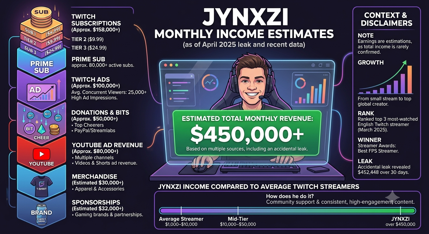How much does jynxzi make a month